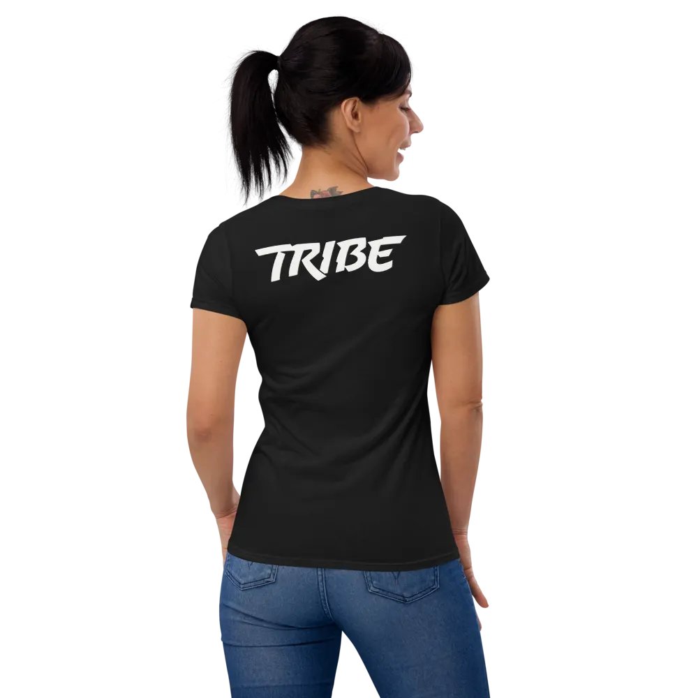 Women's Headphones Front | Tribe Back Print Gildan Middleweight T-Shirt product image (7)