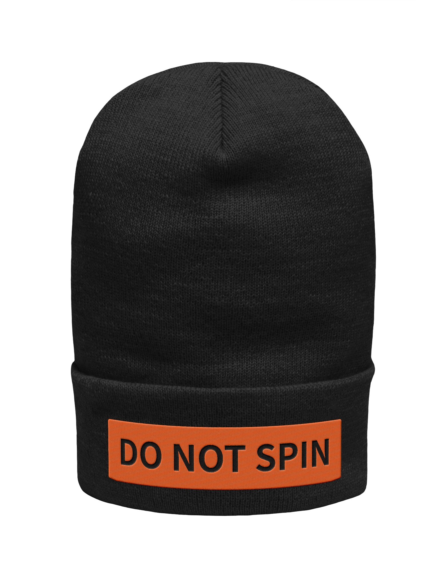 DO NOT SPIN label embroidered beanie product image (13)