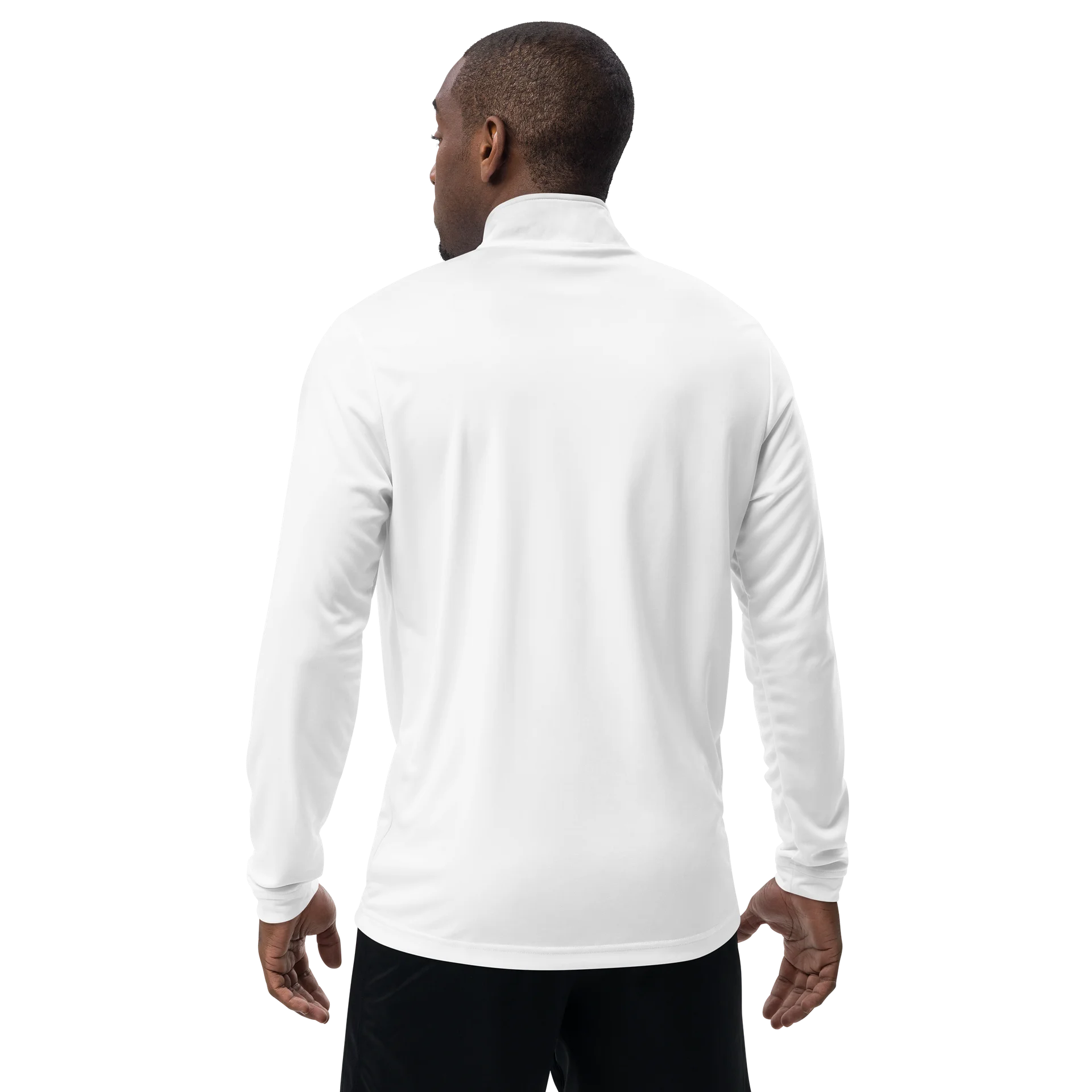 White Adidas Quarter Zip product image (3)