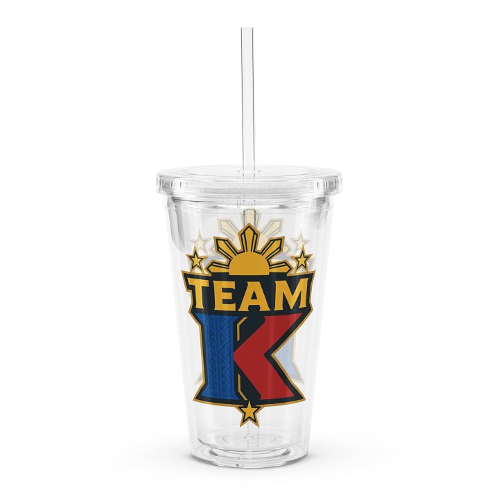 Team K Philippines Clear Plastic Tumbler product image (1)