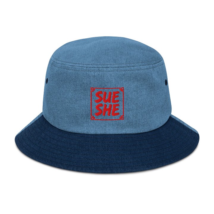 'sue she' Denim Bucket Hat product image (1)