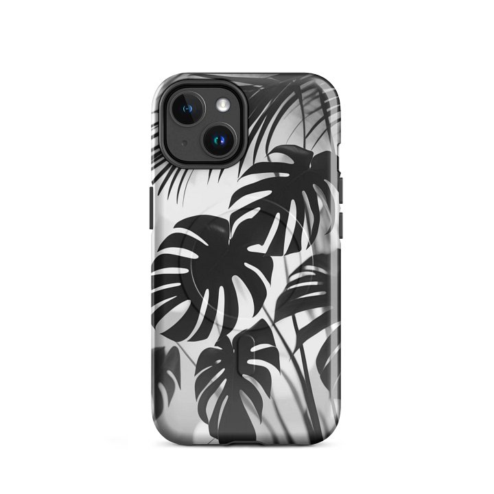 Tropical Monstera Tough Magnetic MagSafe® iPhone® 14, 15, 16, 17, Pro, Pro Max, Plus Cases. product image (2)