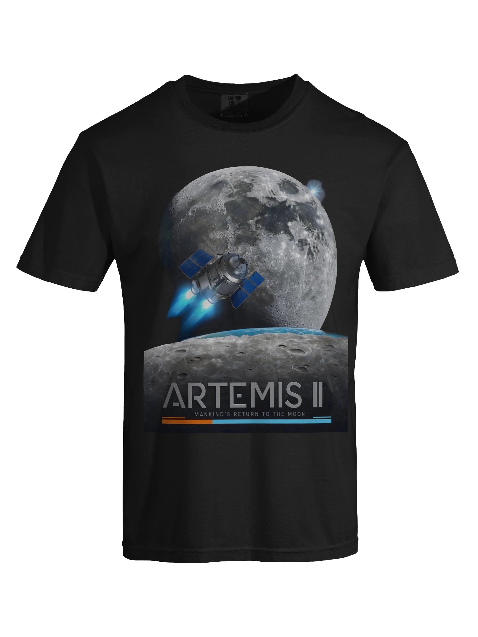 Artemis II Moon Mission T-Shirt Space Graphic Tee product image (6)