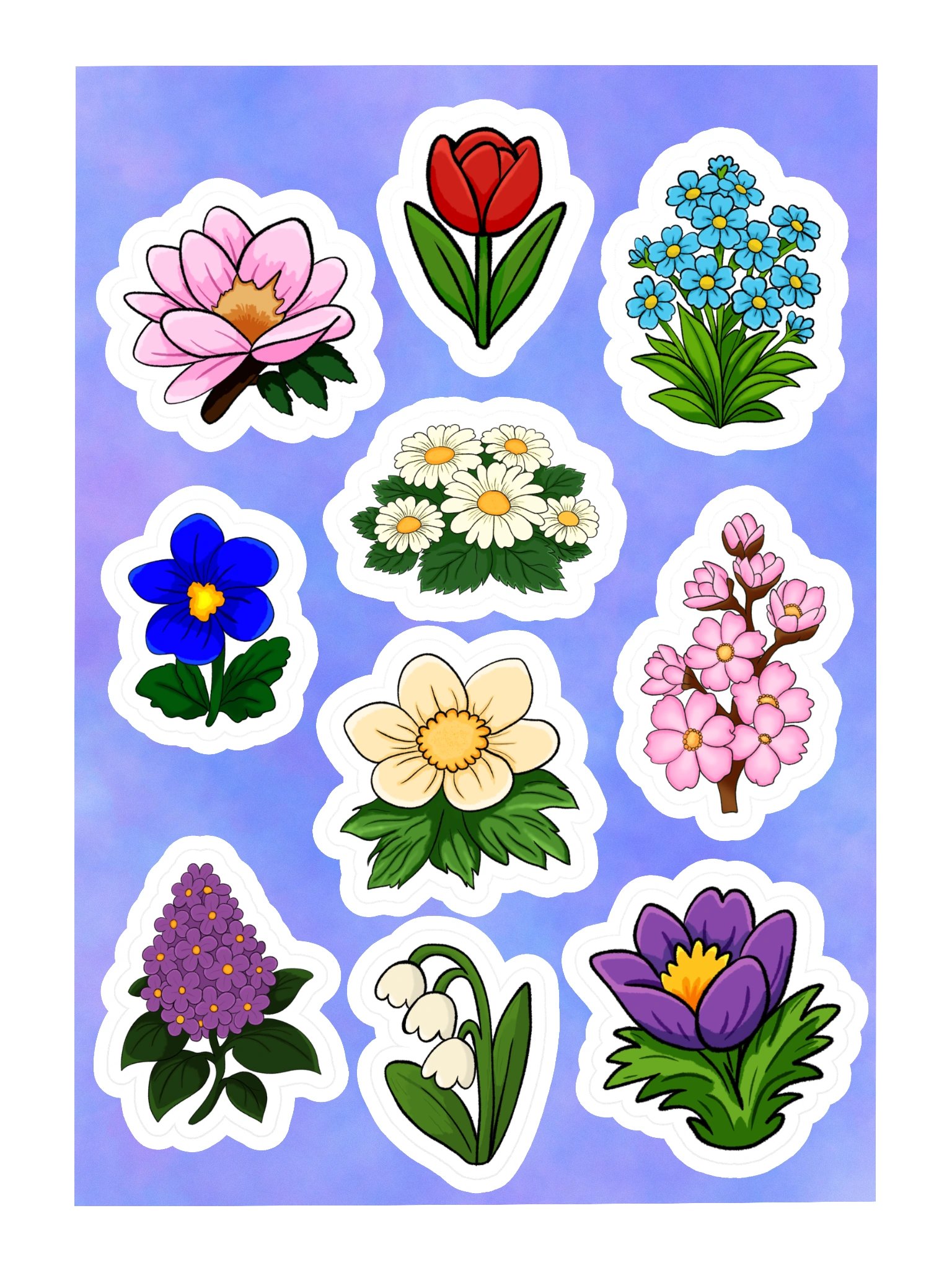 Spring flower set product image (3)