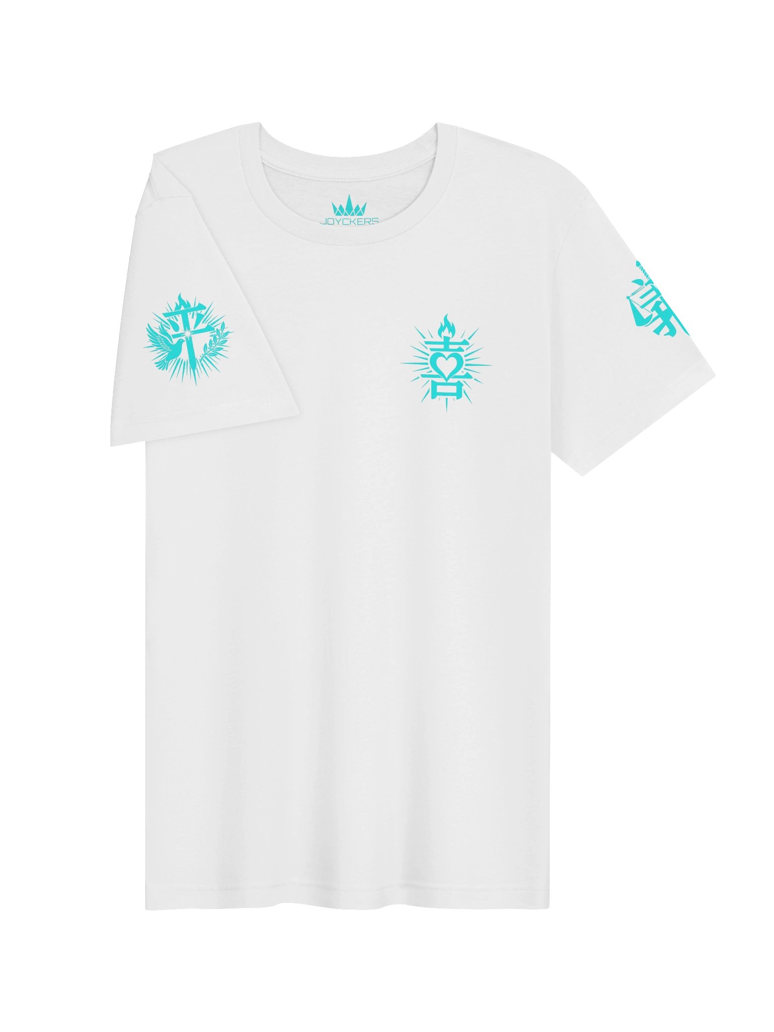 Kingdom Culture Graphic Tee – Righteousness, Peace, & Joy (Azure) product image (3)