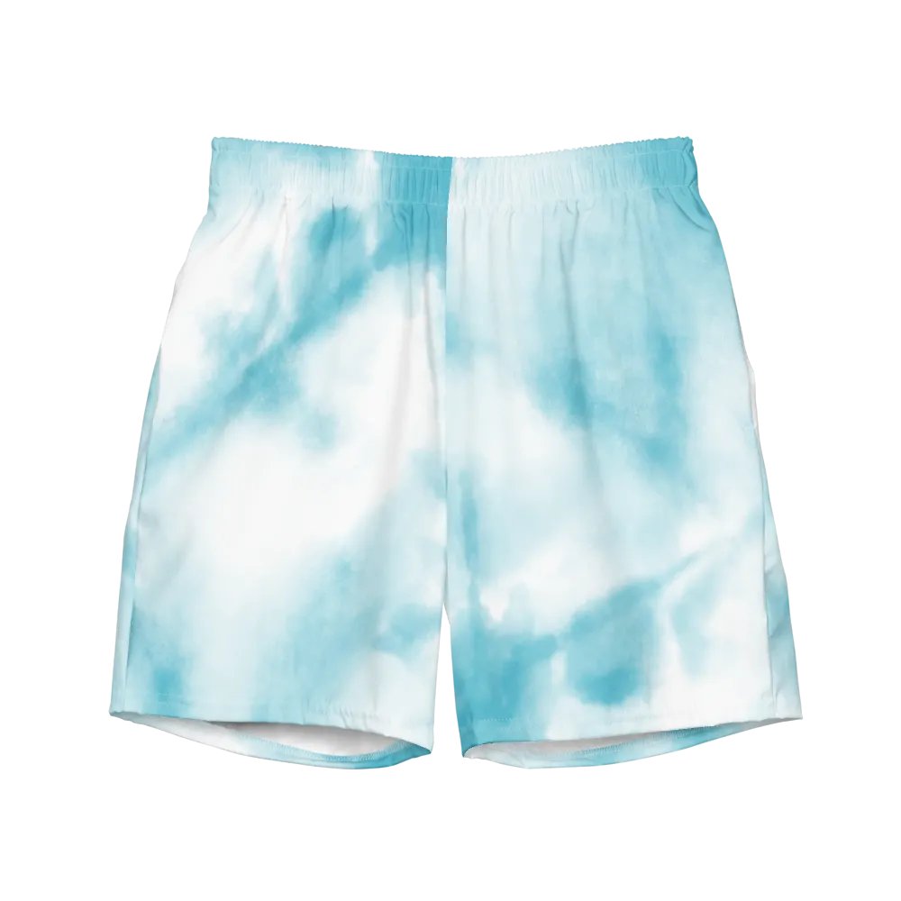 Blue Tye Dye Swim Trunks product image (2)