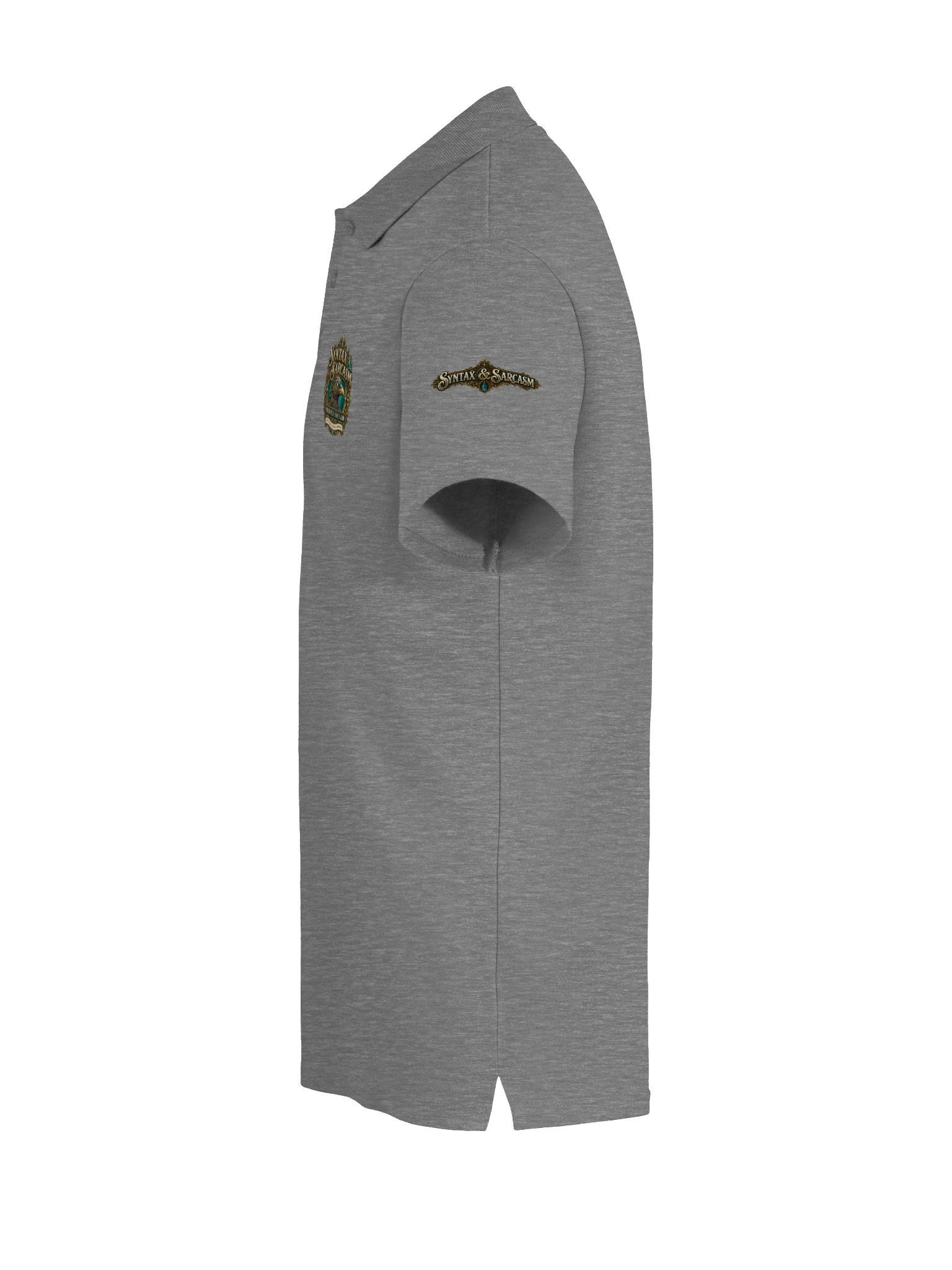 Syntax & Sarcasm Probably Fine Unisex Polo Shirt product image (59)