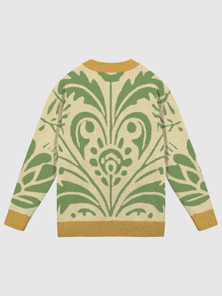 Symmetrical Floral Fusion Knit Cardigan product image (8)
