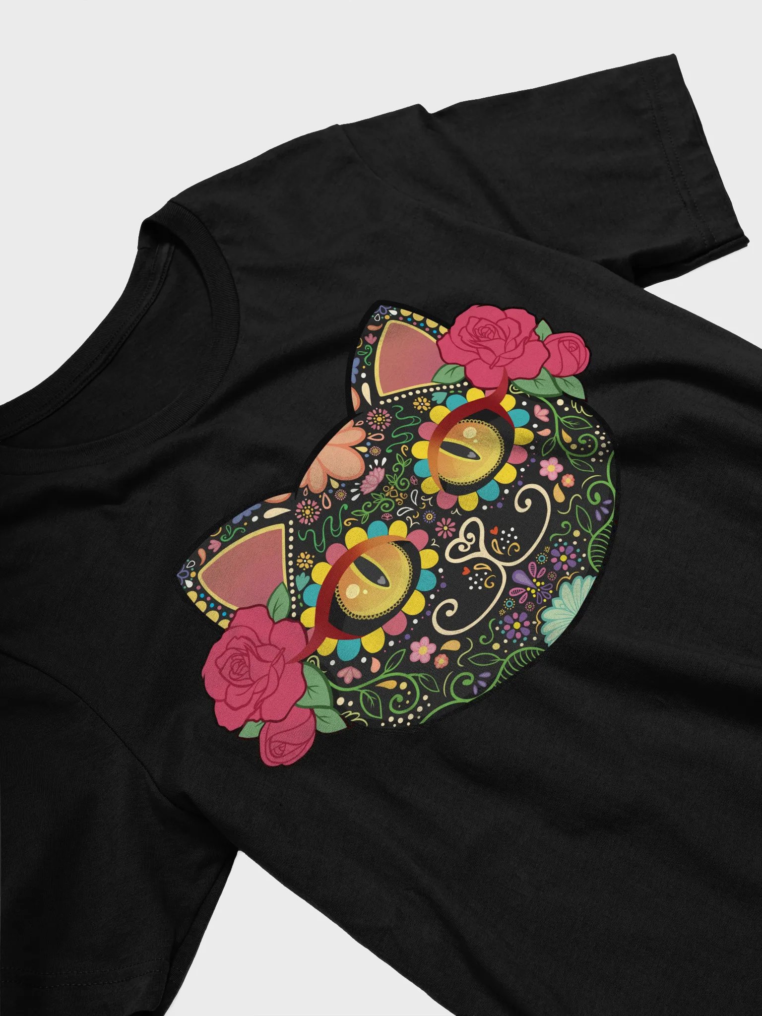 Sugar Skull Cat Tee product image (3)