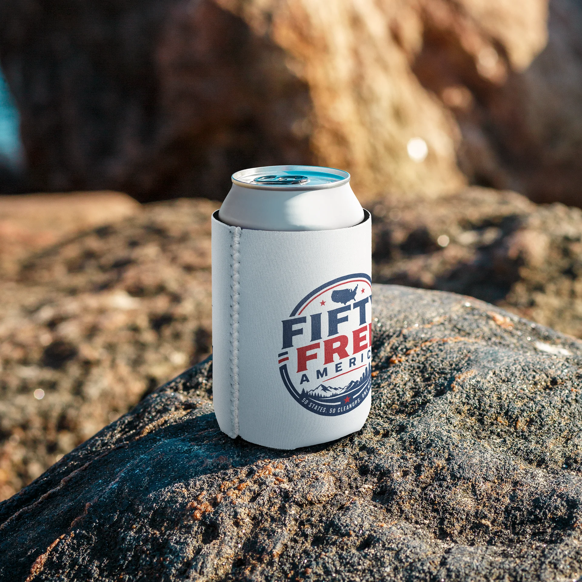 Fifty Free America™ x Lake Jackson Lawn Koozie product image (8)