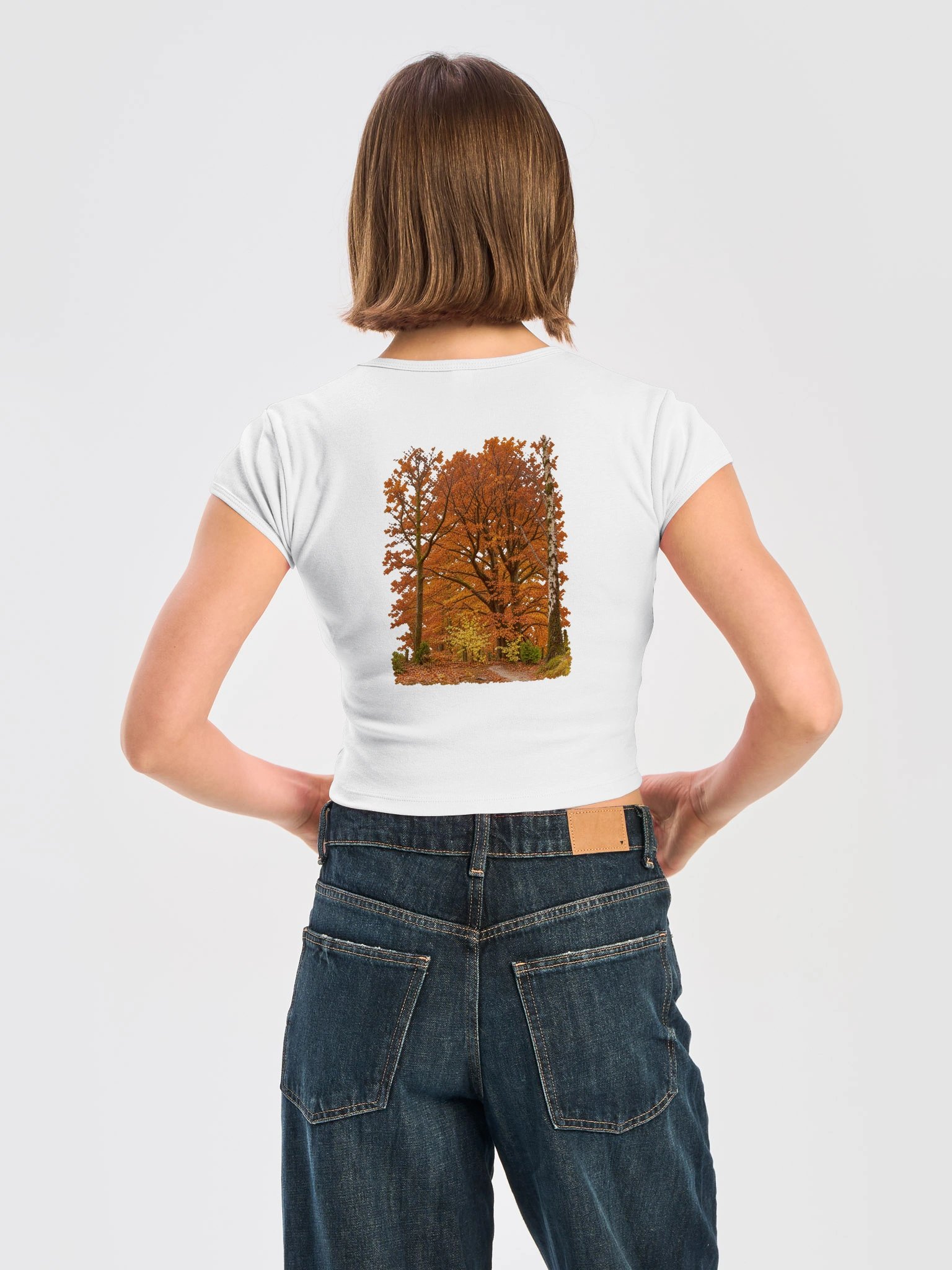 Falling Leaves - Ribbed Crop Top product image (1)