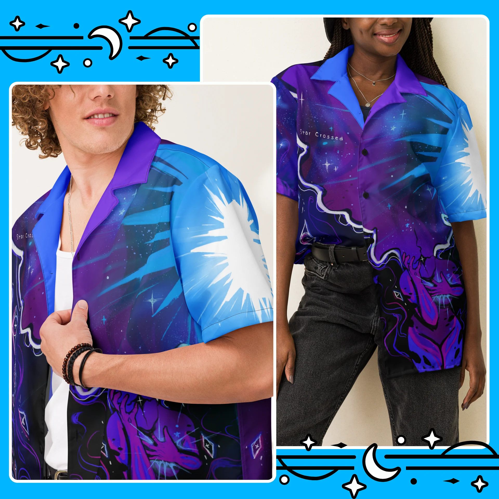 Berrisexual Subtle Pride Eldritch Horror Button Up Shirt product image (3)