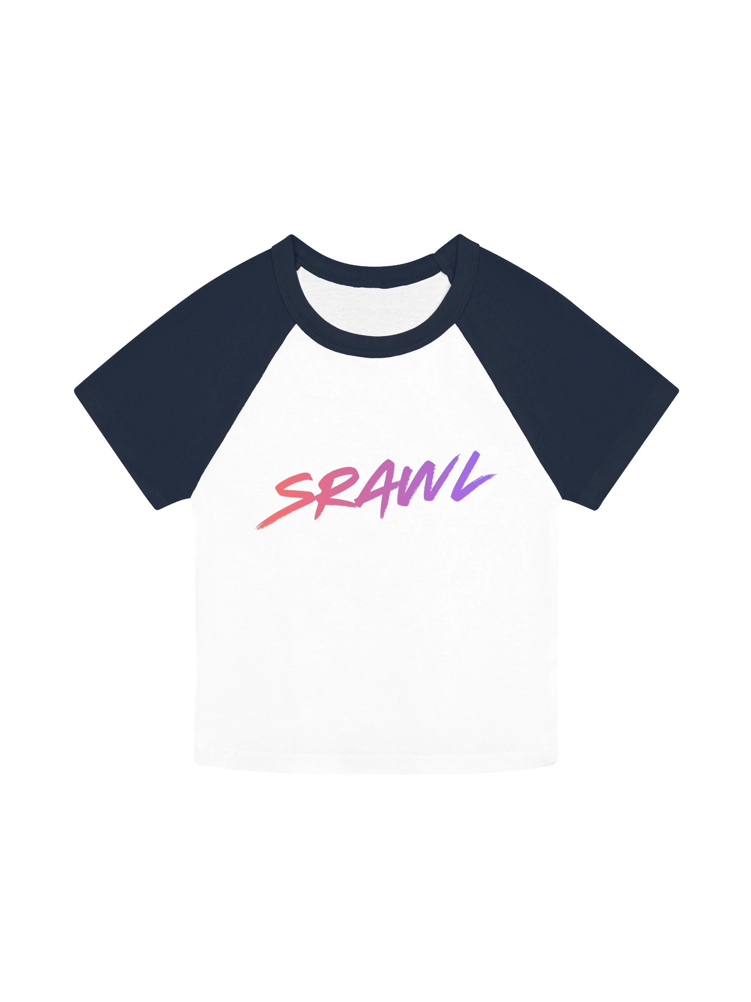 Gradient Brush-Style Logo Baby Tee product image (4)