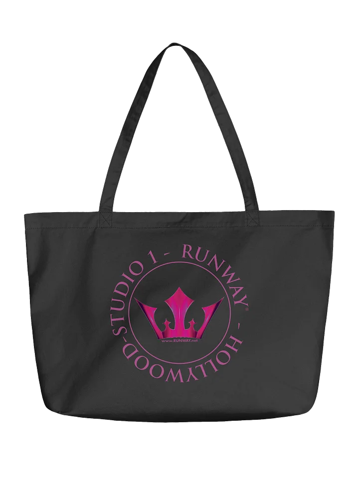 Runway Magazine × Hollywood Studio 1 Tote Bag -Pink Logo product image (1)