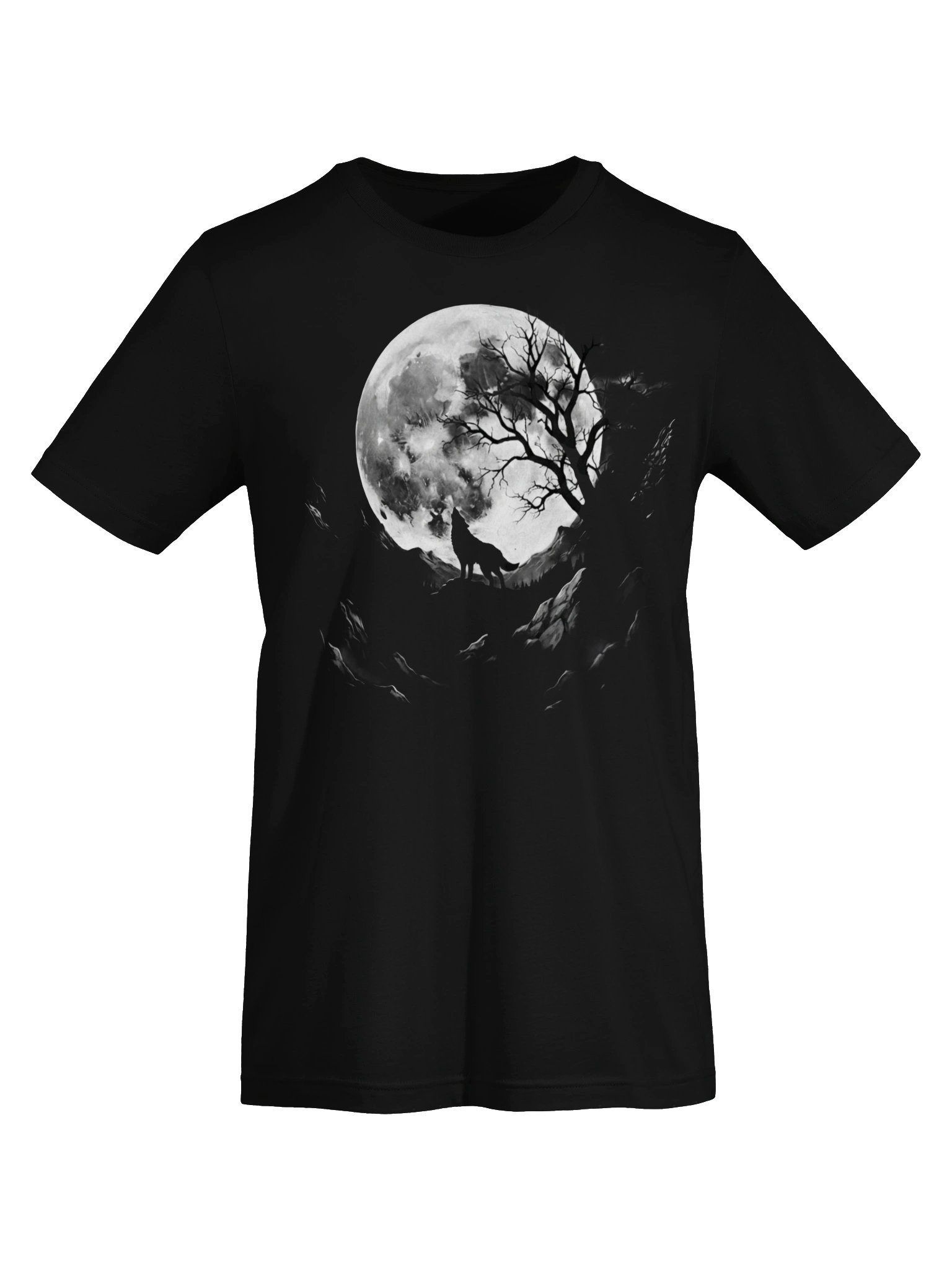 Midnight Wolf Moon T-Shirt product image (5)