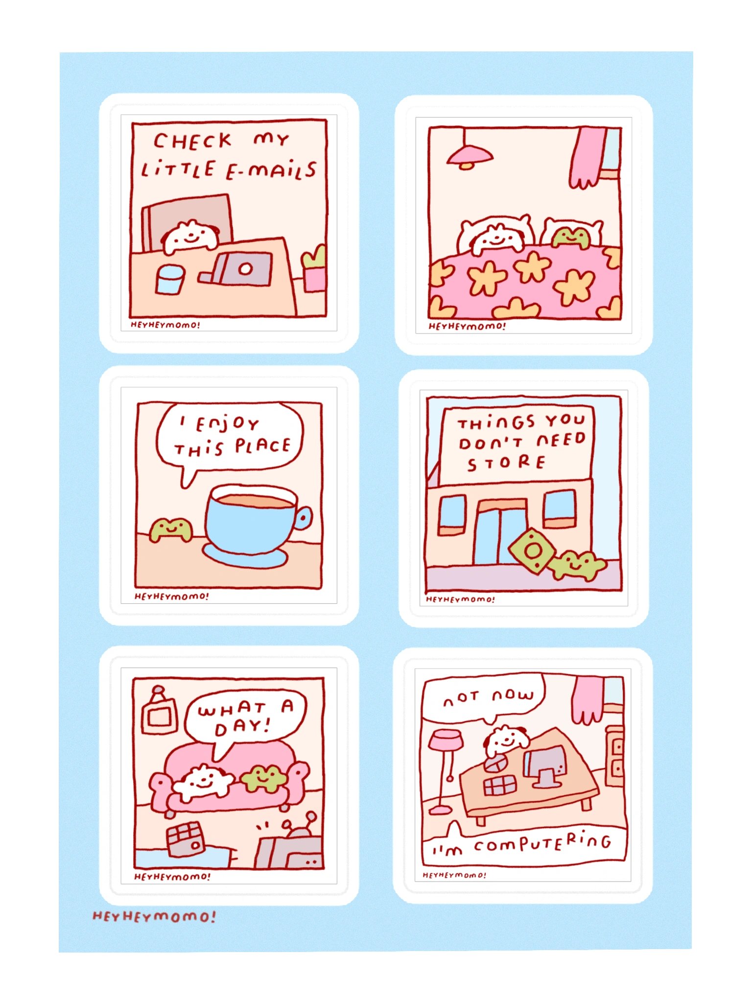 Comic panel Stickers product image (2)