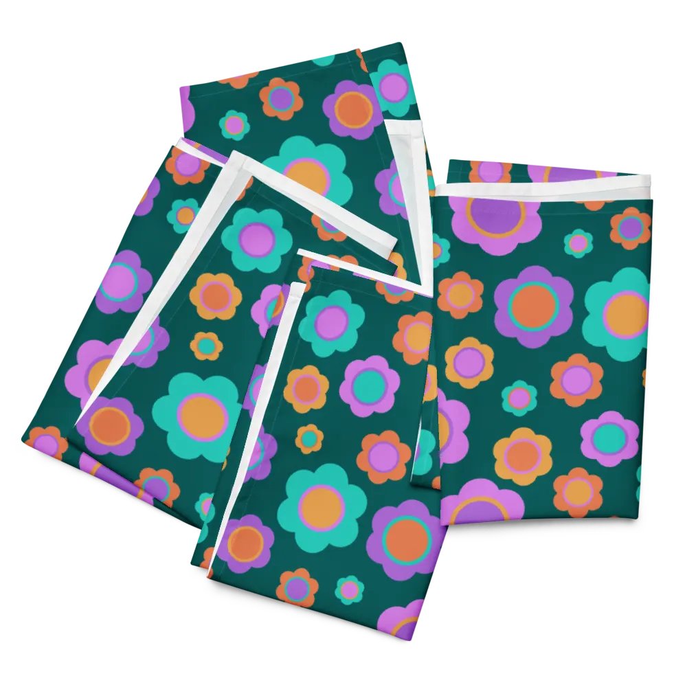Set of Party Time! Flower Cloth Napkins product image (5)