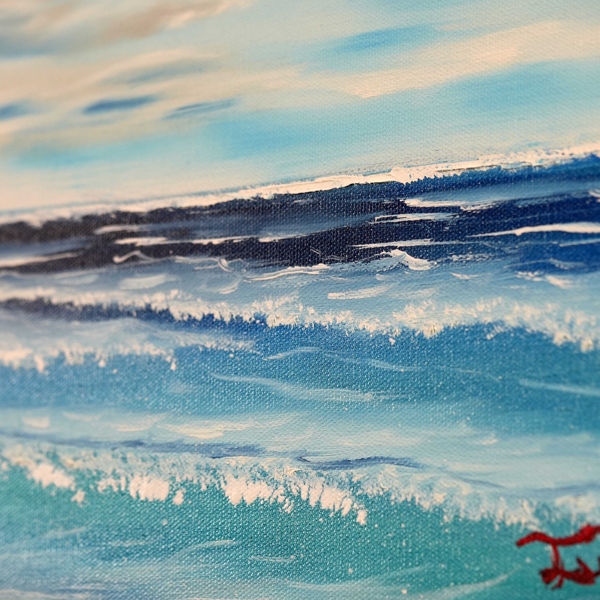 The Broken Storm (Original) 12x24 Canvas product image (3)