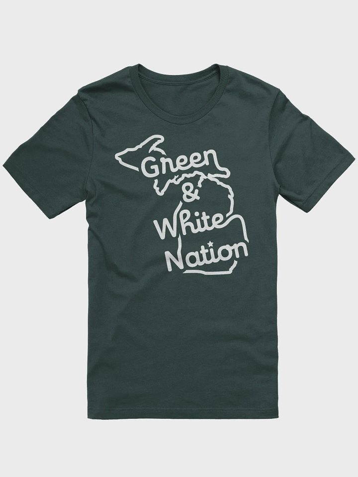 Green & White Nation Tee | Green product image (1)