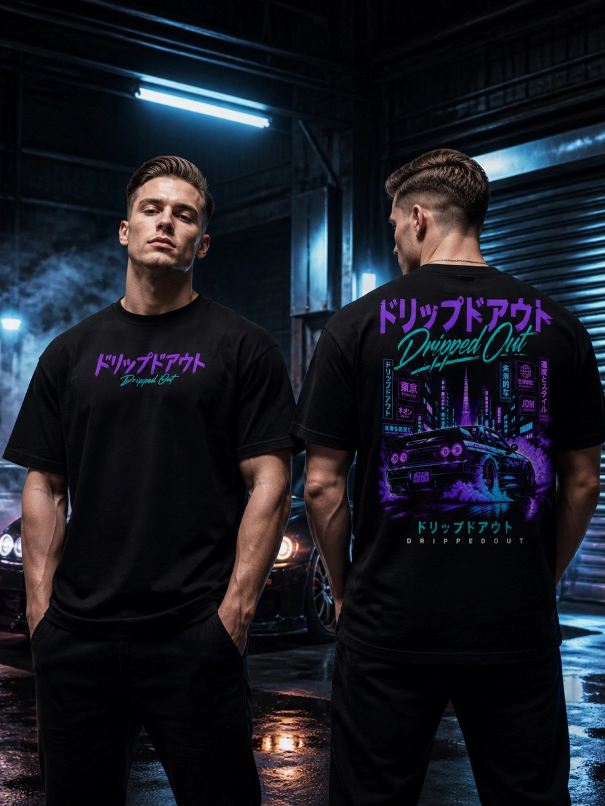 R34 Japan City Drift Graphic Tee product image (2)