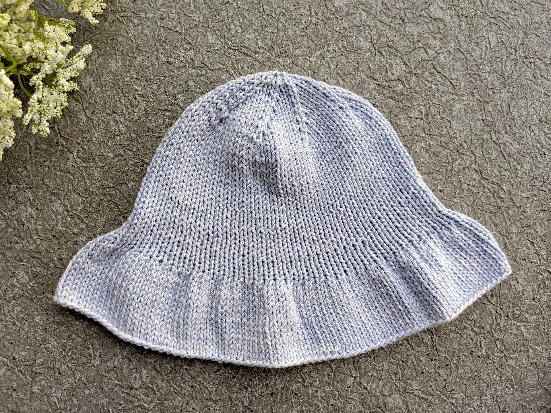 Knit Summer Bucket Hat Pattern product image (6)