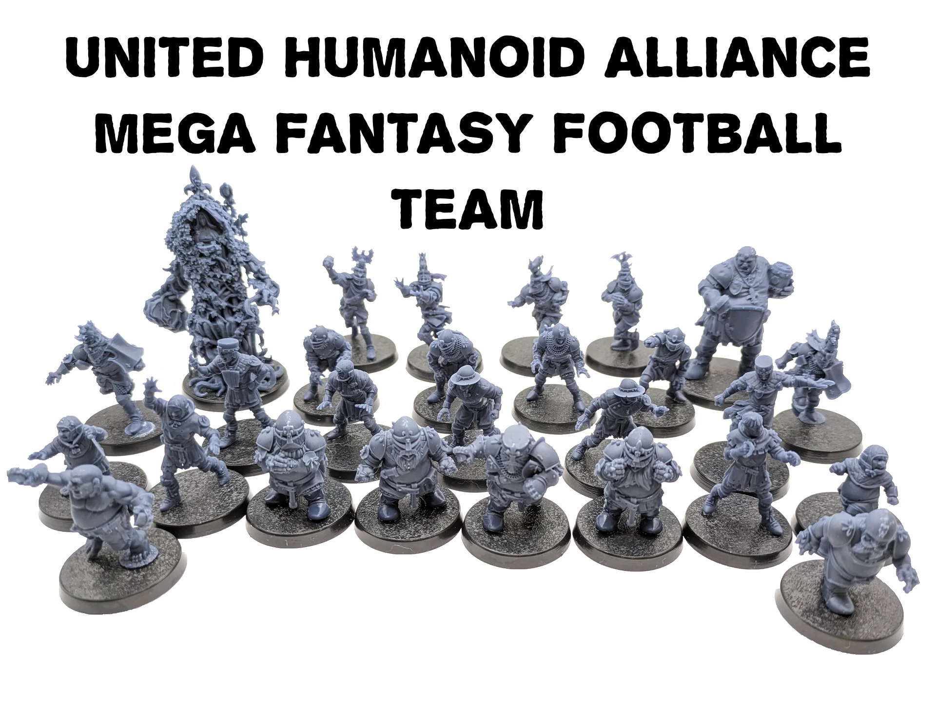 United Humanoid Alliance Mega Fantasy Football Team - BruteFun Miniatures product image (1)