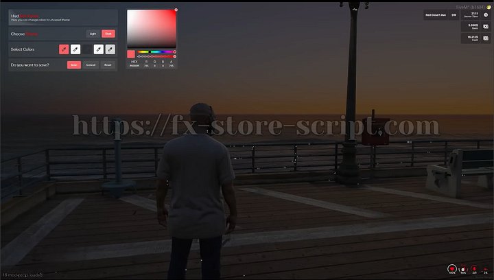 FIVEM ADVANCED HUD SCRIPT [ QB / ESX / OX / QBOX ] product image (1)