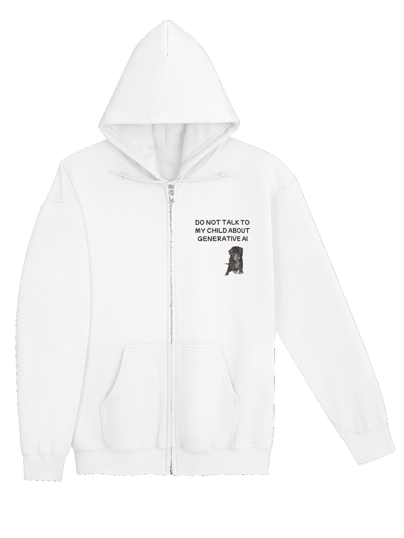 Do Not Talk to My Child About Generative AI Zip Hoodie product image (35)