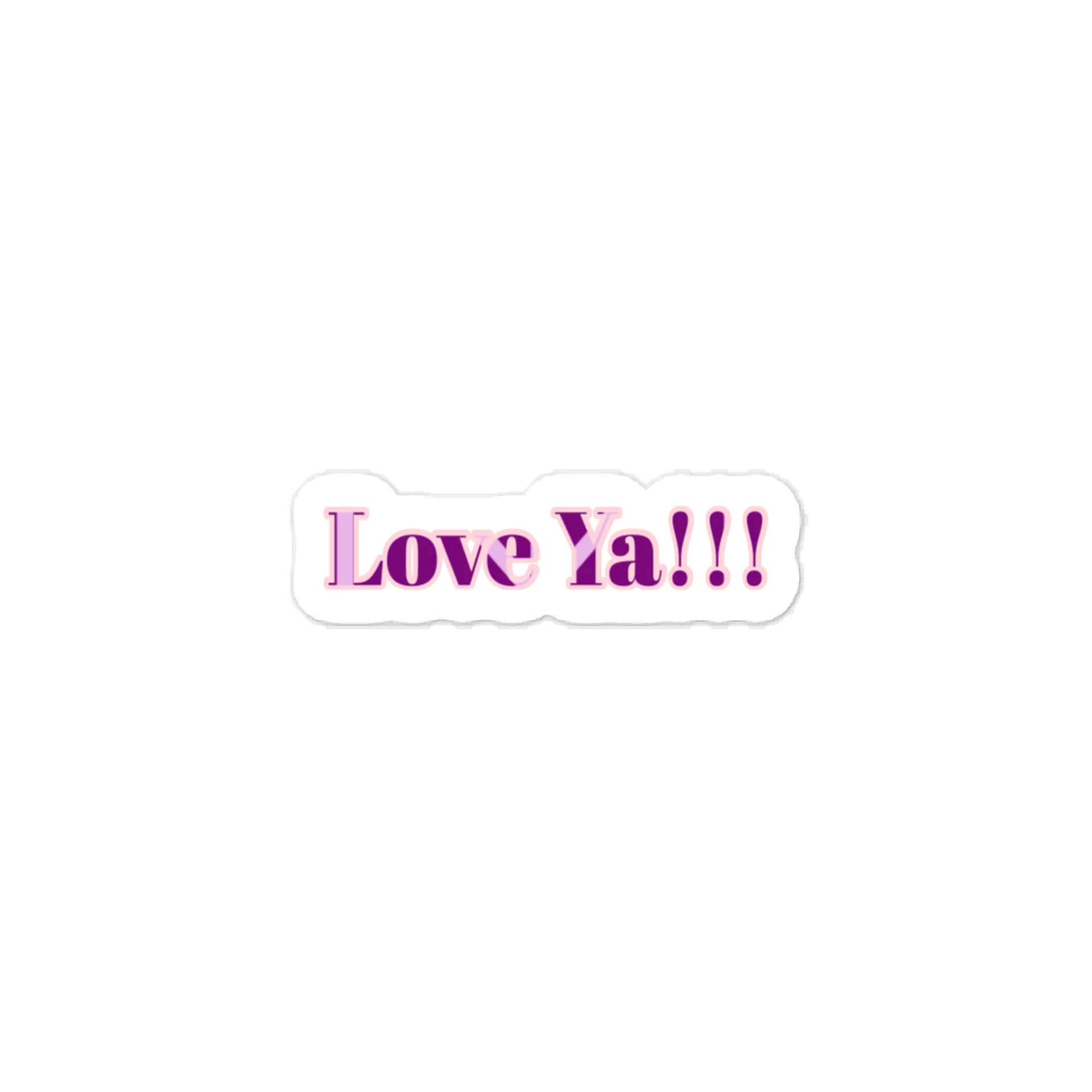 Love Ya! Valentine’s Day Sticker. product image (1)