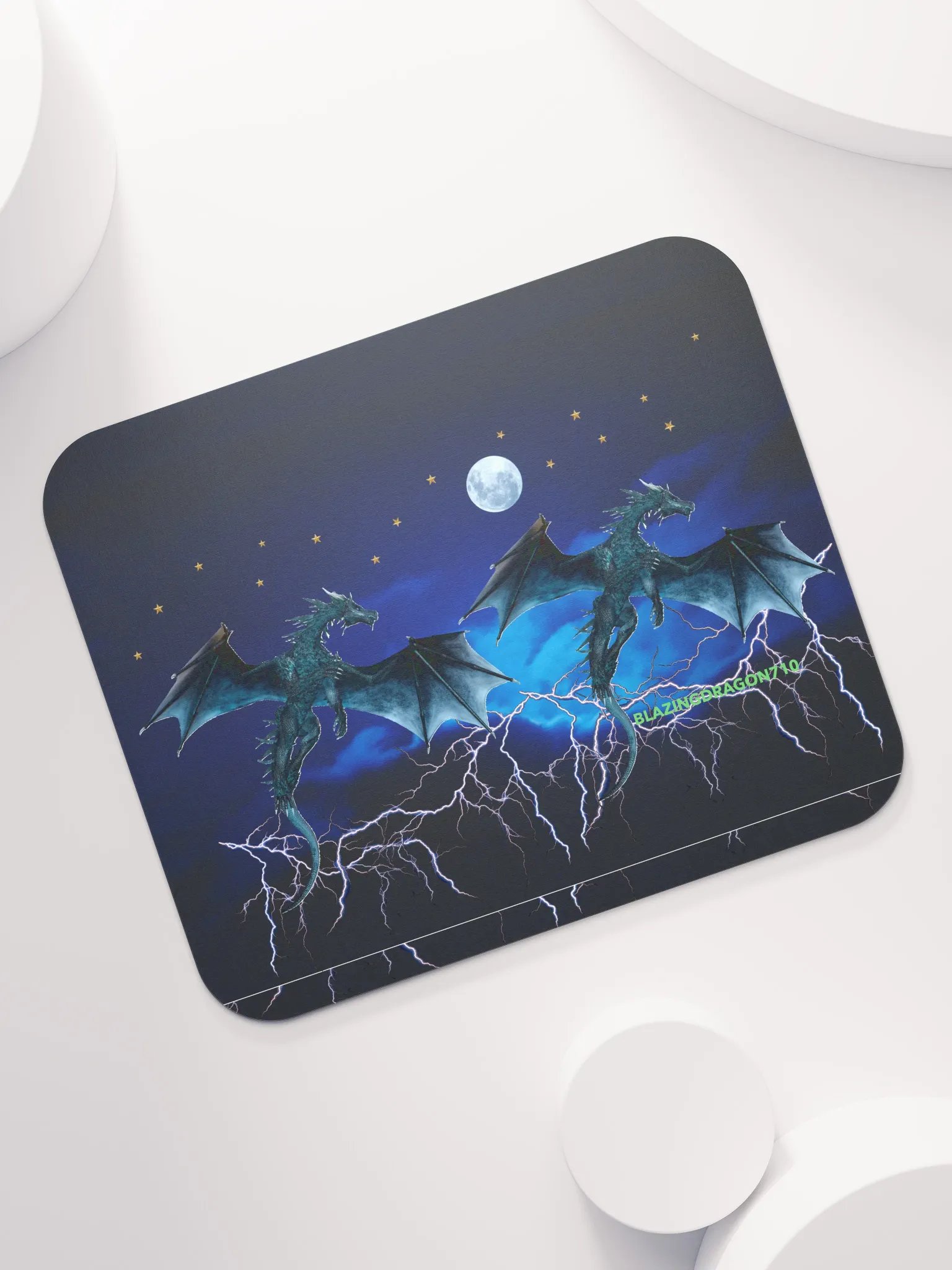 moon light dragons mouse pad product image (7)