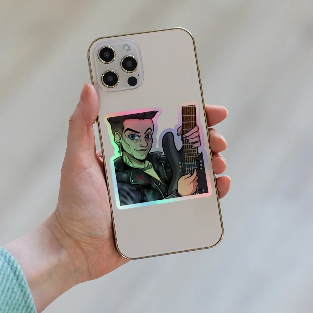 Rockin Riffs Holographic Sticker product image (8)