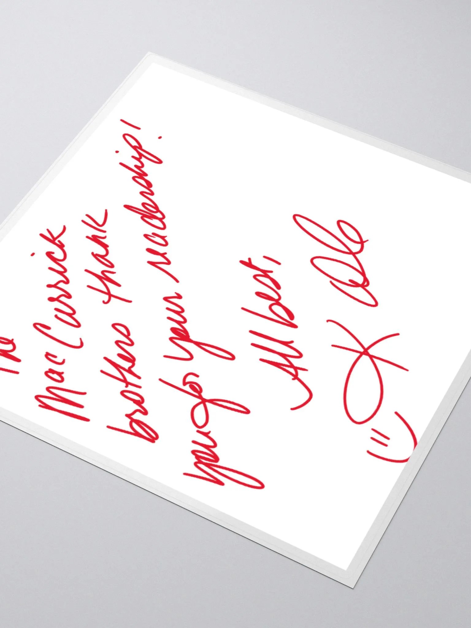 Digitally Signed MacCarrick Bookplate Sticker product image (3)