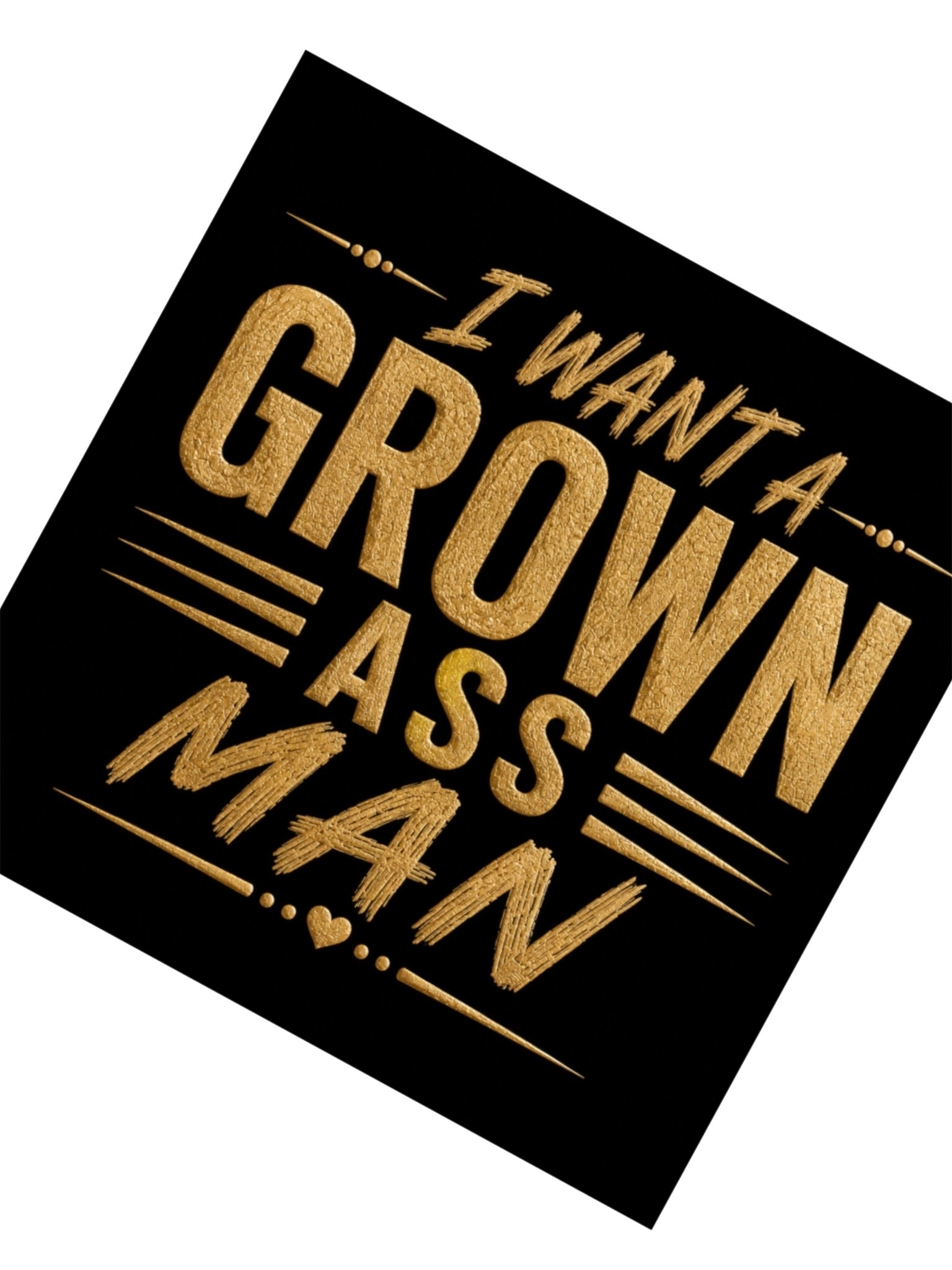 I Want a Grown Ass Man Sticker product image (4)