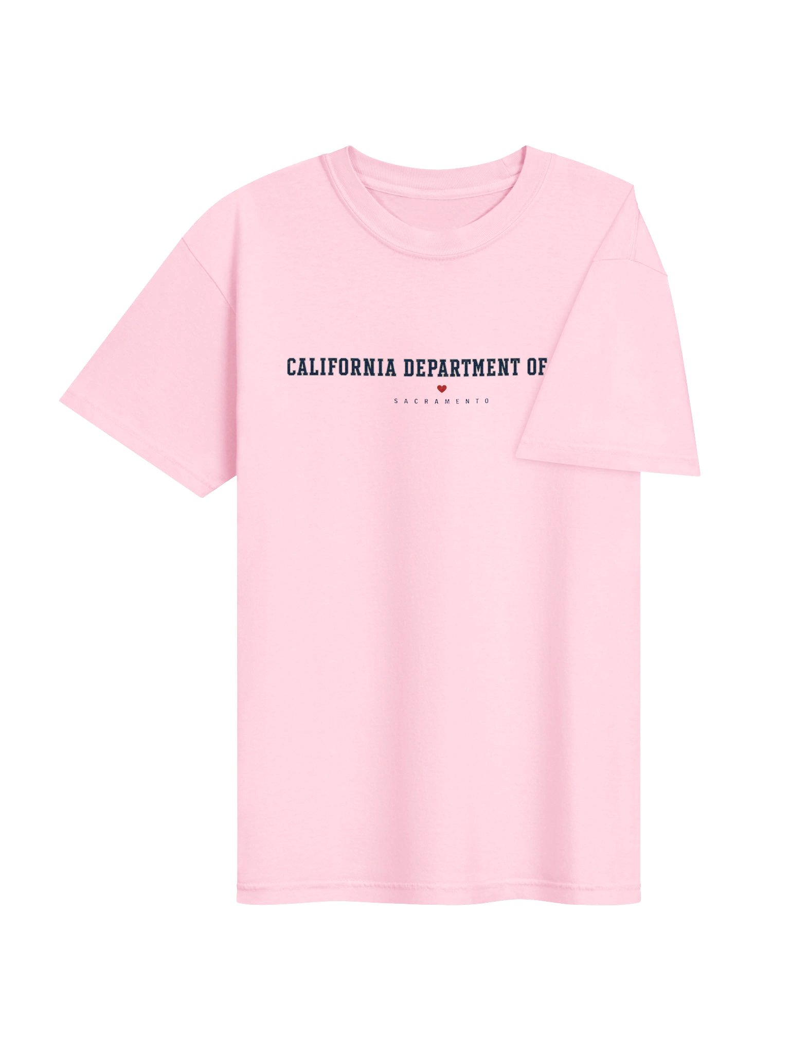 California Department of Love Sacramento Tee - Heart Wordmark product image (4)