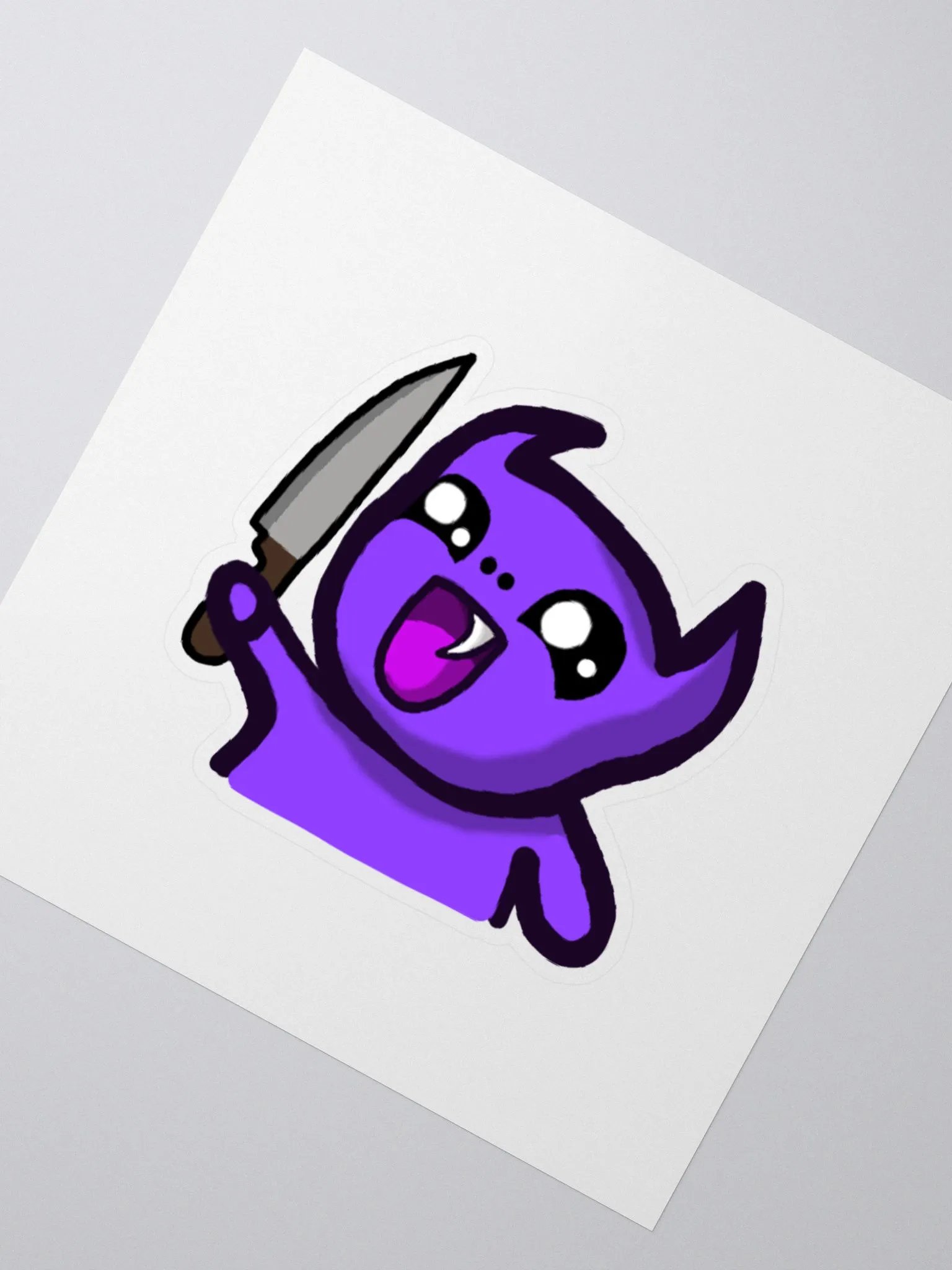Stabby Jeffrey Sticker product image (3)