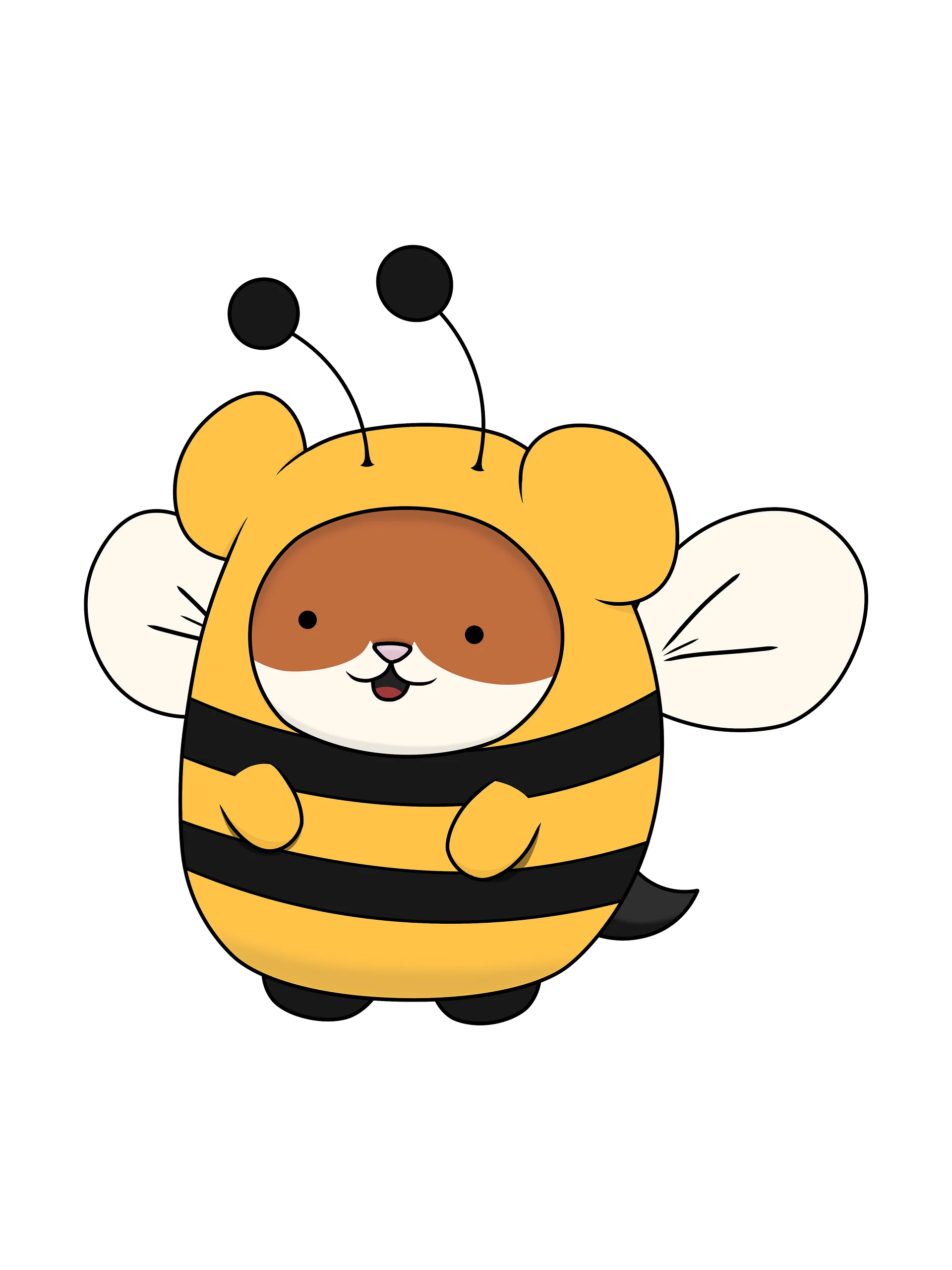 Bumble Hamster Sticker product image (3)