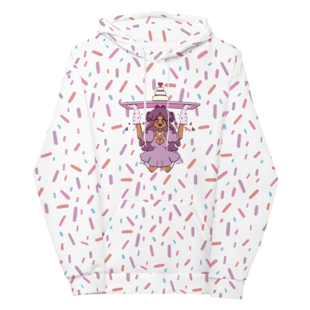Vanilla Sprinkles Hoodie Unisex Sizing product image (2)