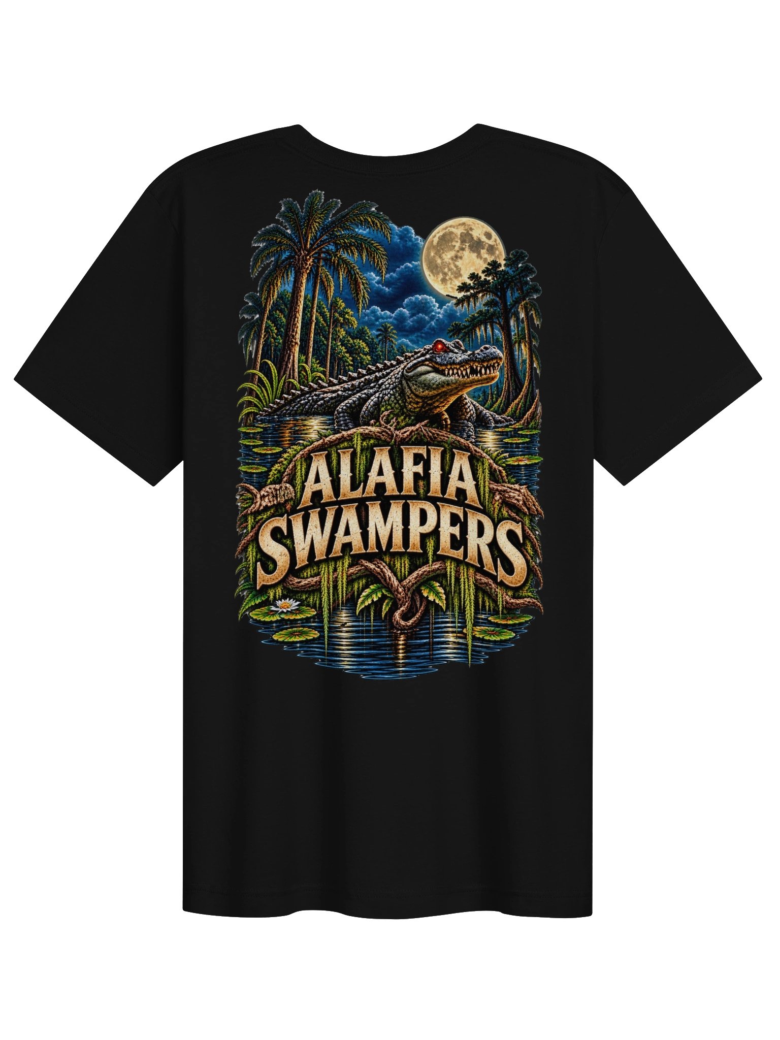 Alafia Swampers Alligator Moon – Swamp Life Tee product image (1)