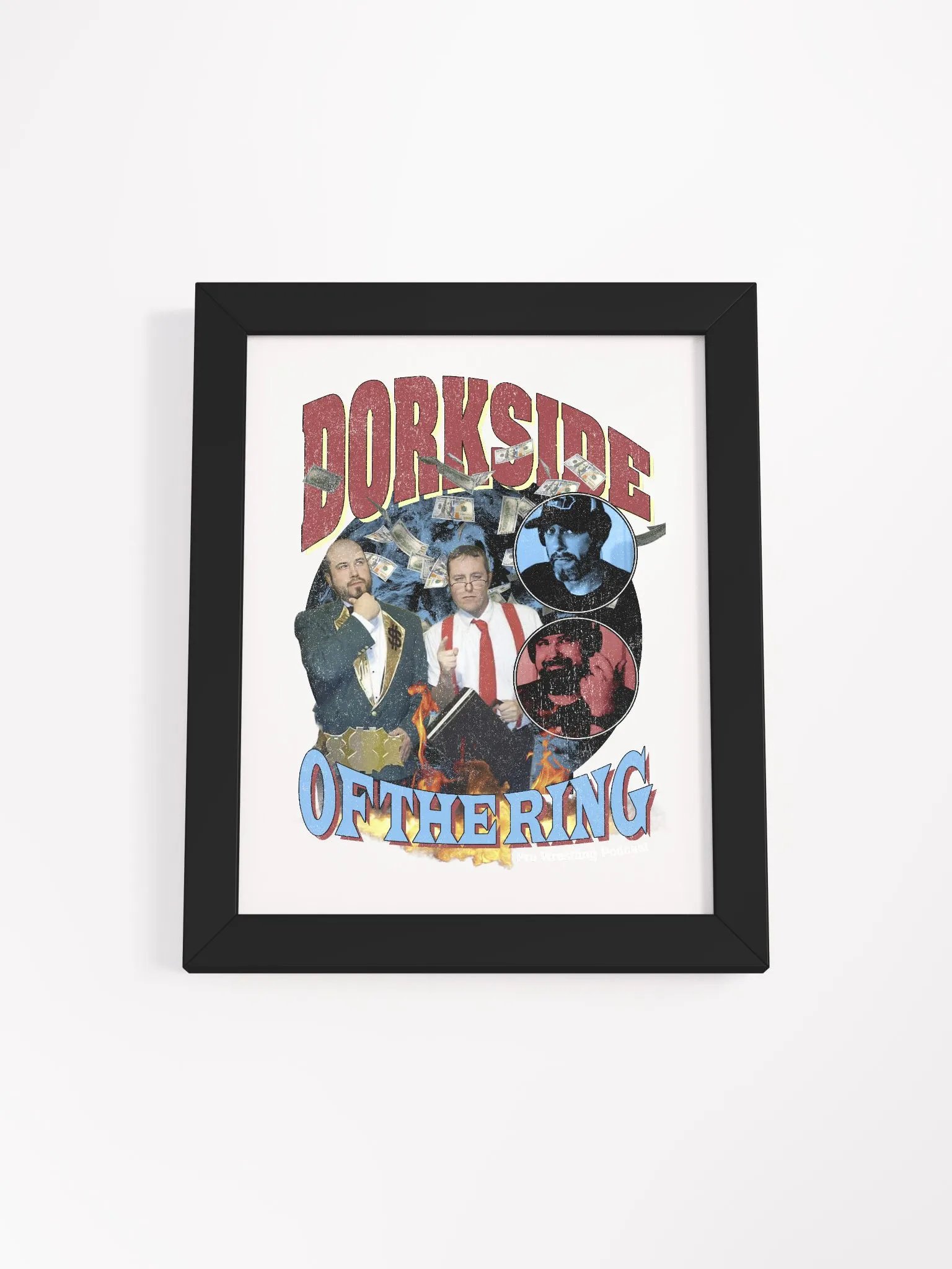 DORKSIDE OF THE RING: Satirical Wrestling Poster product image (2)