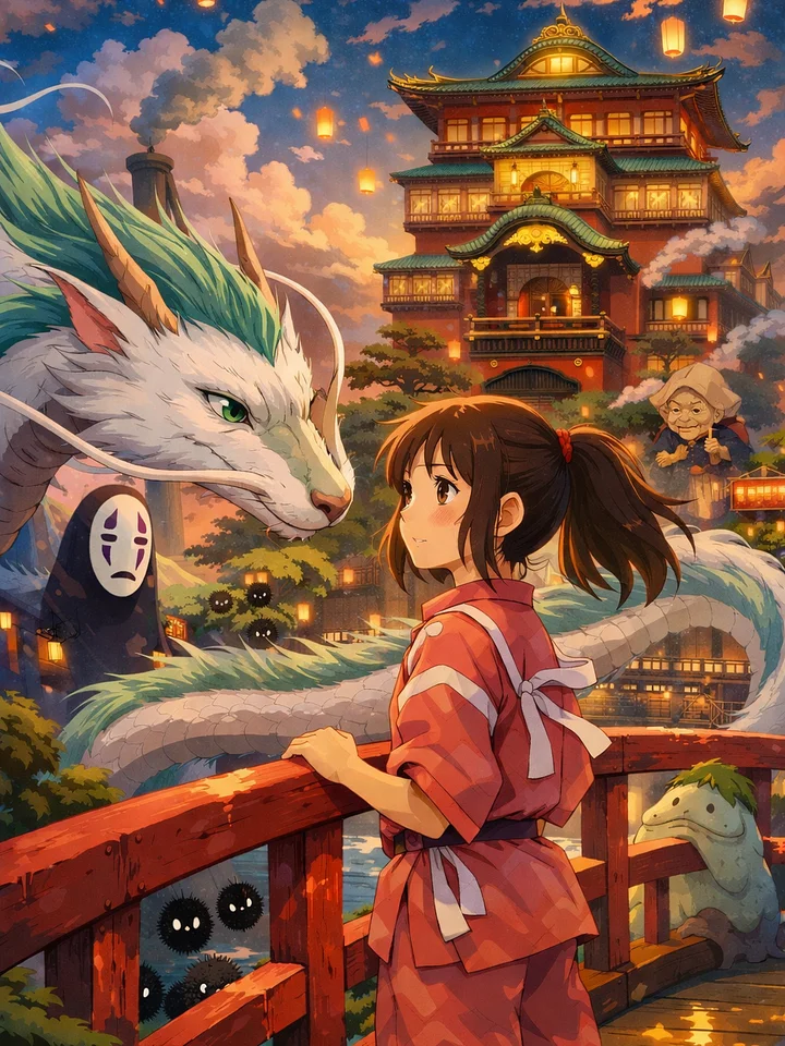 Spirited Away Metal Print product image (1)