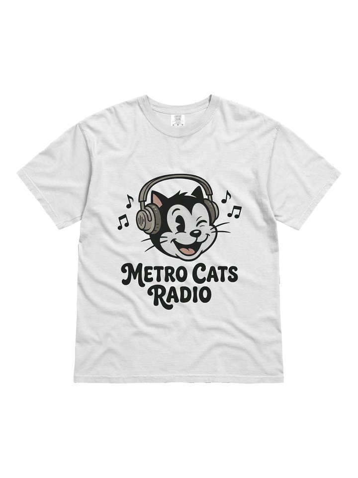 Metro Cats Radio 100% Cotton T-Shirt product image (1)