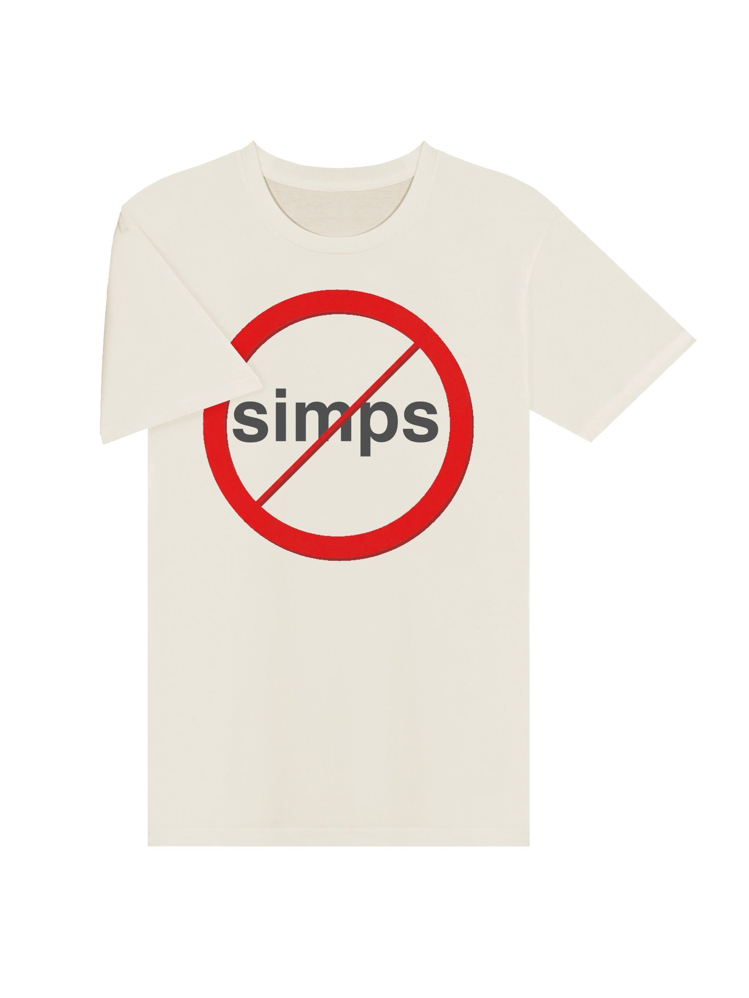 No simps WHITE Tee product image (3)