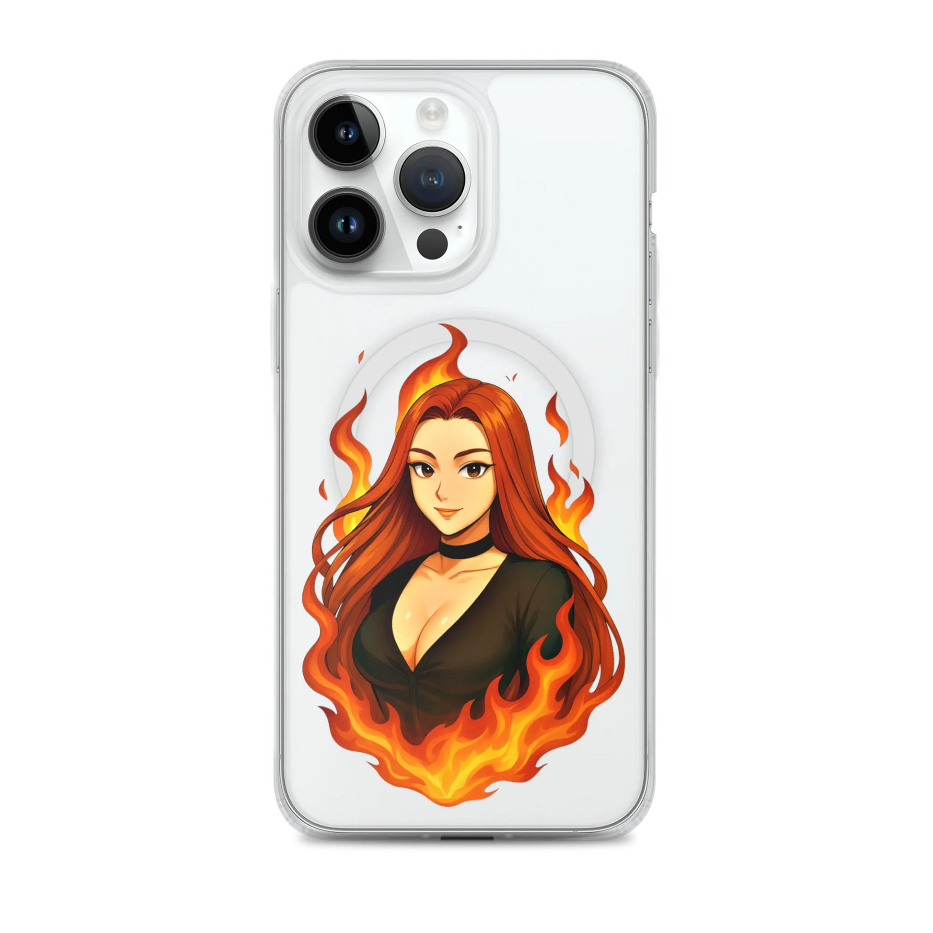 MagSafe® Clear Case for iPhone® Flame product image (1)