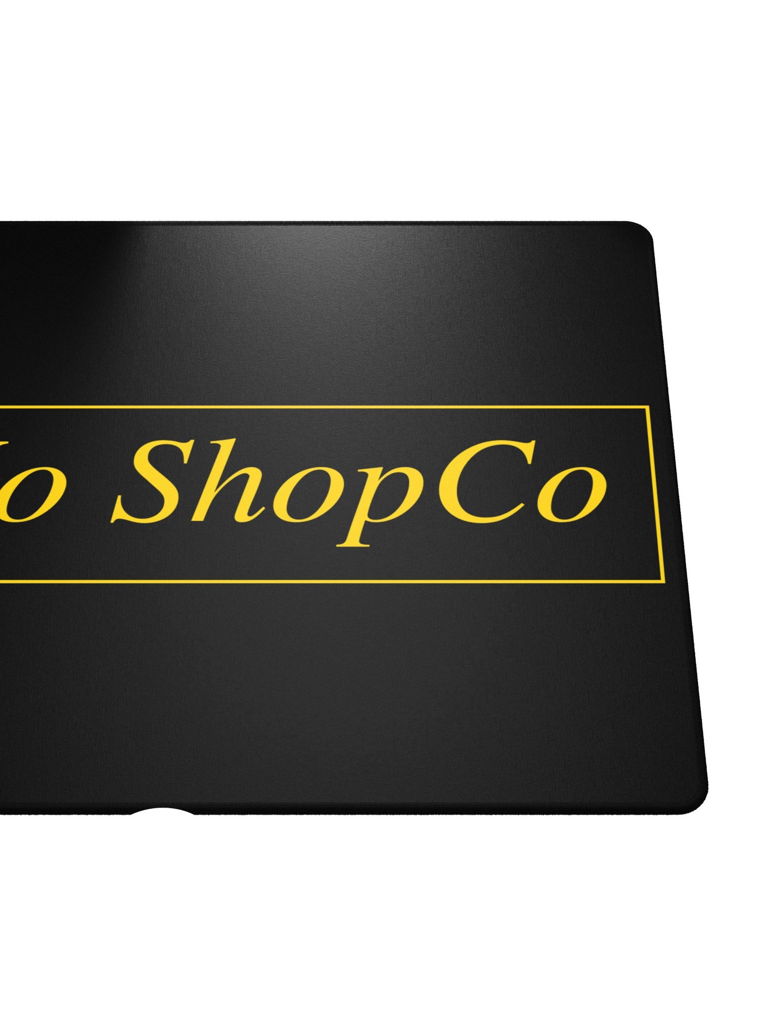 No ShopCo Gaming Mouse Pad - Yellow on Black product image (5)
