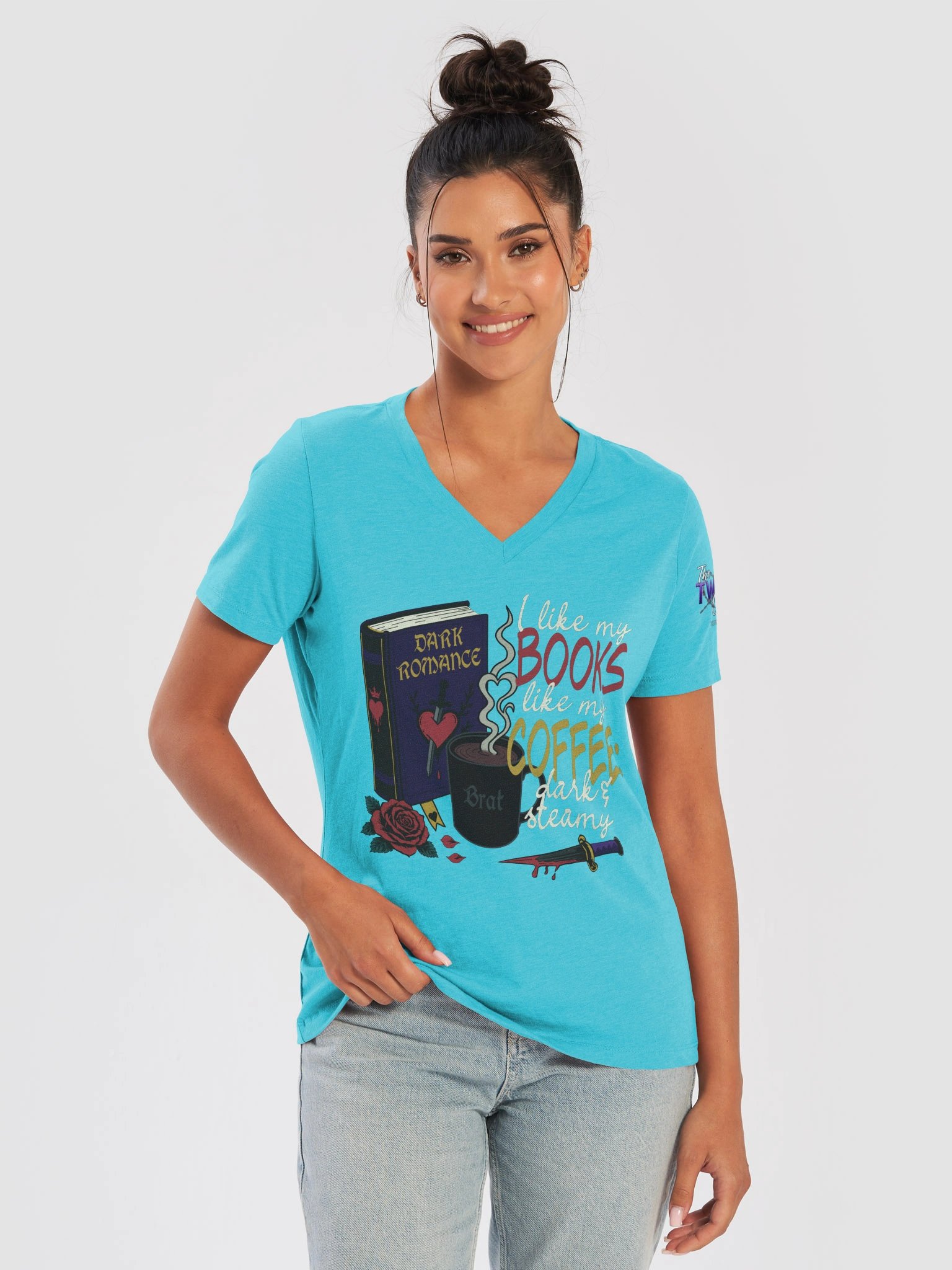Dark & Steamy (Women's V-Neck) product image (41)