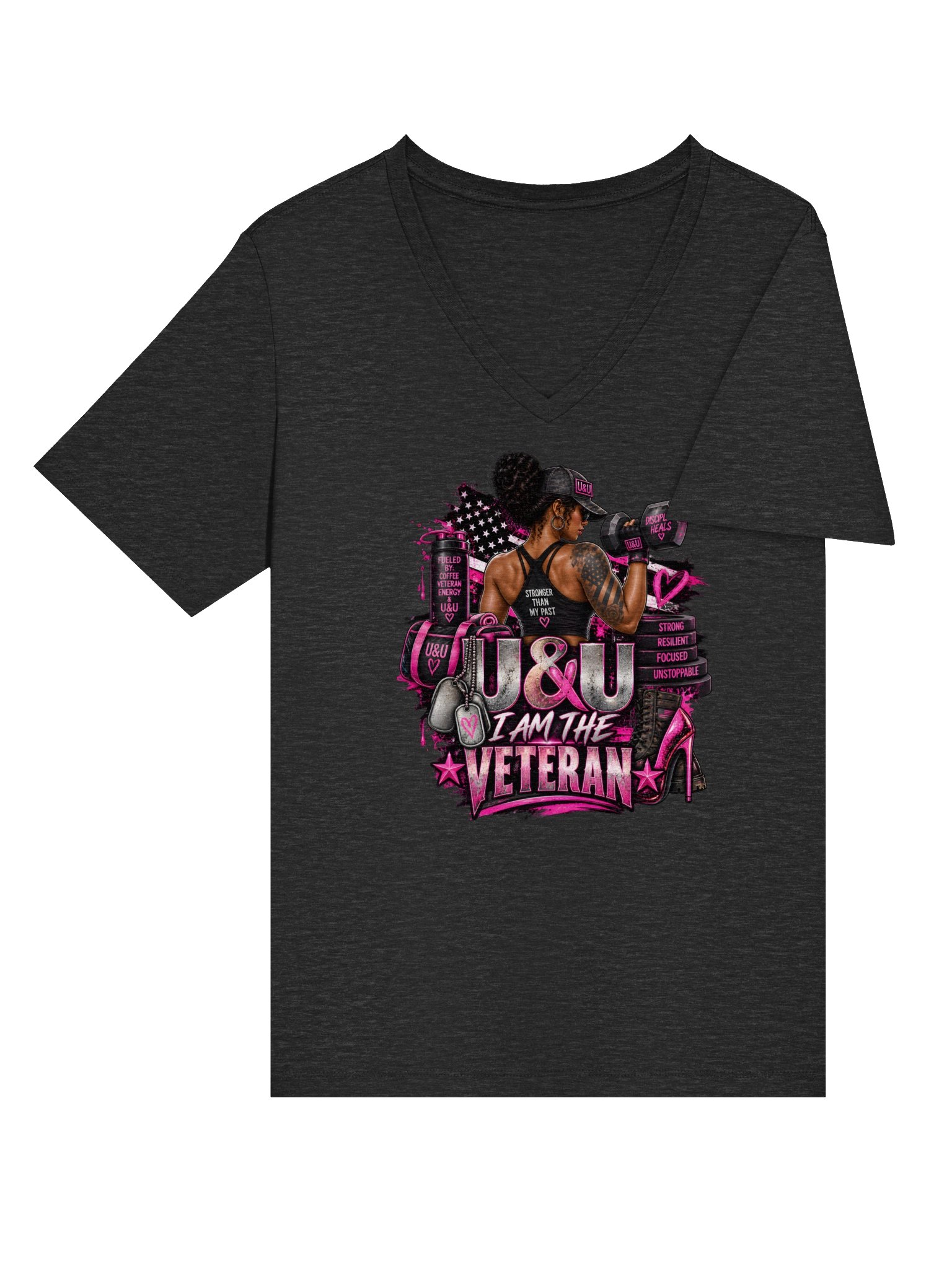 I am the Veteran V-Neck Tee 3 product image (4)
