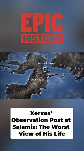 Xerxes at the Battle of Salamis: the Greek triremes hit first—and the Persian formation couldn’t hold.
Singing, ramming, boar...