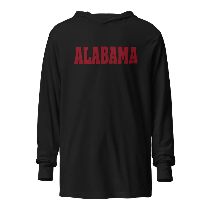 Black Alabama Unisex Hooded Tee product image (1)