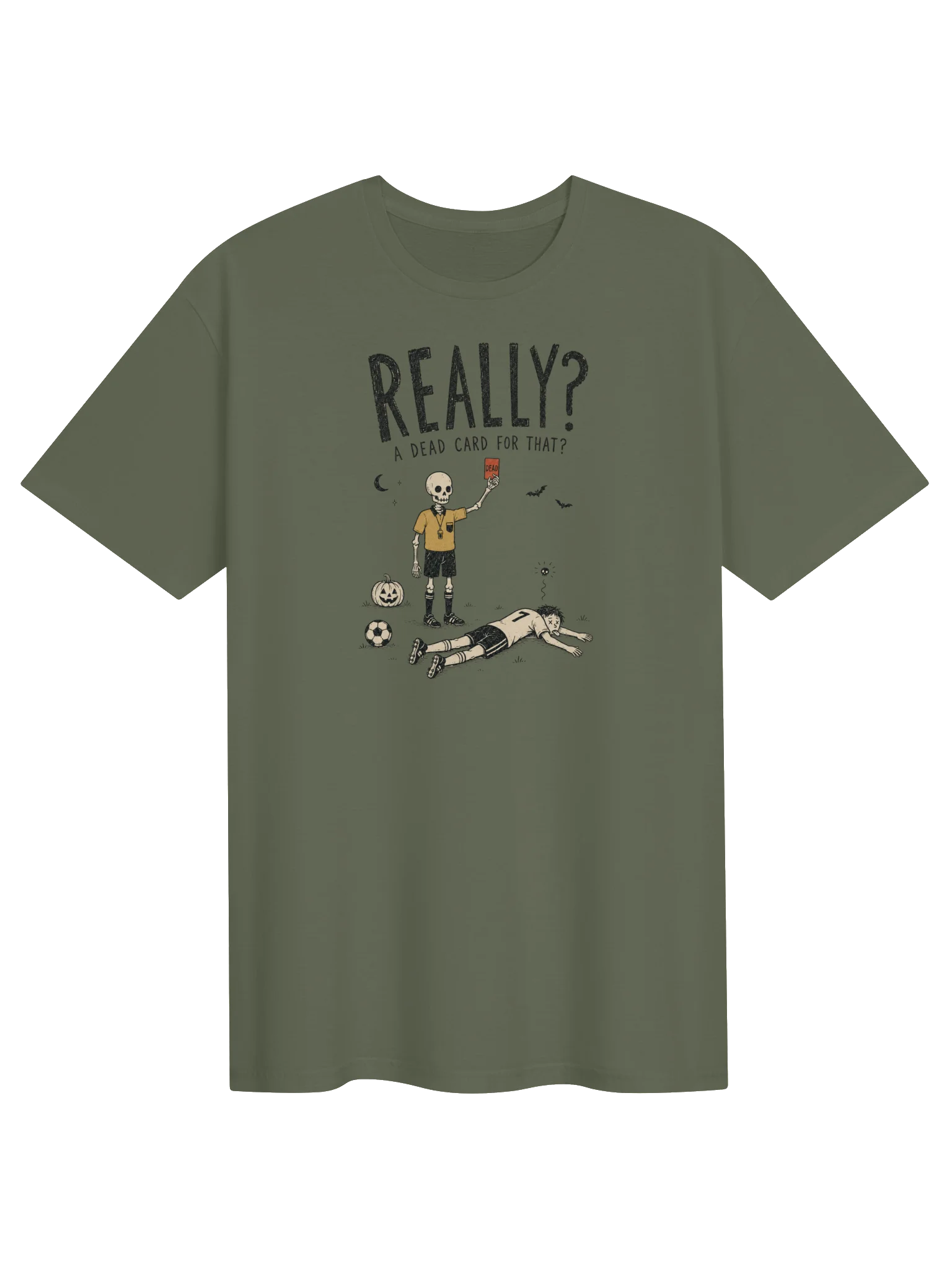 Really? A Dead Card for That? Soccer Halloween Tee product image (1)
