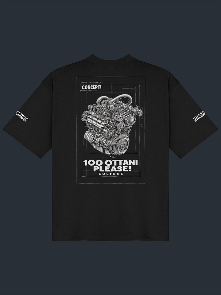 100 Ottani Please!™ Oversized Unisex Racing Streetwear Graphic T-Shirt | Sector Split Edition product image (1)